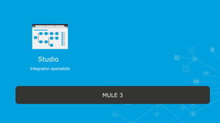 Studio
MULE 3
Integration specialists
 