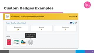Early Riser Badge Examples Milestones and Badges for Challenges | PDF