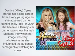 Miley cyrus powerpoint