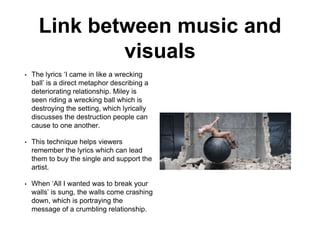 Miley cyrus wrecking ball | PPTX