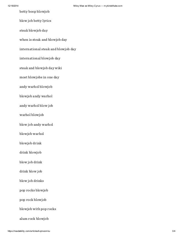 Miley mae as miley cyrus mykindoftube