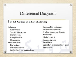 Differential Diagnosis
 