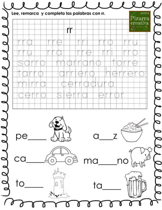 Palabras Con Rri Mi librito de silabas en primer grado.pdf