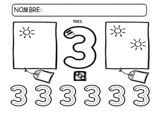 Mi libro del numero 3 | PDF