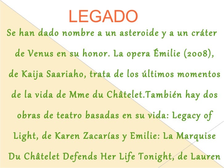 Emilie Du Chatelet