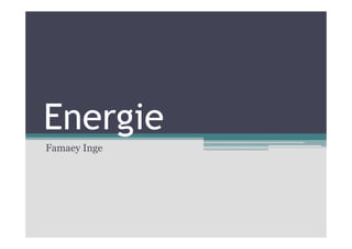 Energie
Famaey Inge