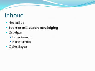 Milieuverontreiniging