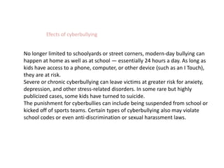 Mili giuly cyberbullying este | PPT