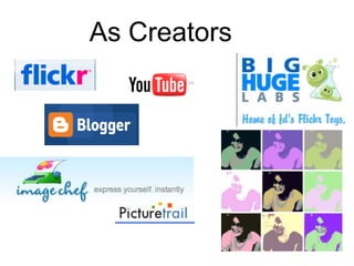 Classroom 1.0Teacher imparting knowledgeGroup work F2FDesktop computingSoftware licensesEmail attachmentsTextbooksFlash drivesPoster boardLimited mediaAudience was the teacher & maybe the classImage: 'One Room School House on the Prairie' http://www.flickr.com/photos/26653963@N00/134273479