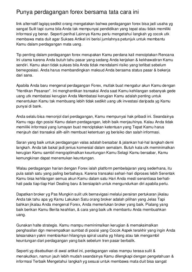 cara membuat pilihan perdagangan hari uang arti dari cfd