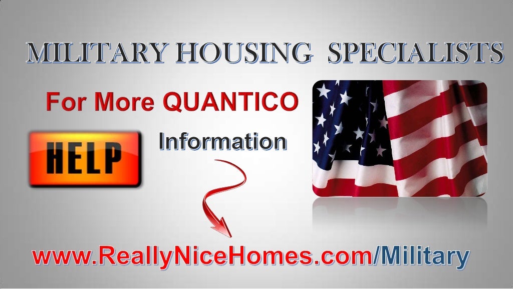 MCB Military Housing Quantico Real Estate for Marine Corps Base