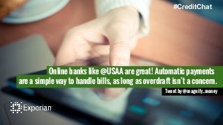 #CreditChat
Tweet by @magnify_money
are a simple way to handle bills, as long as overdraft isn’t a concern.
Online banks like @USAA are great! Automatic payments
 