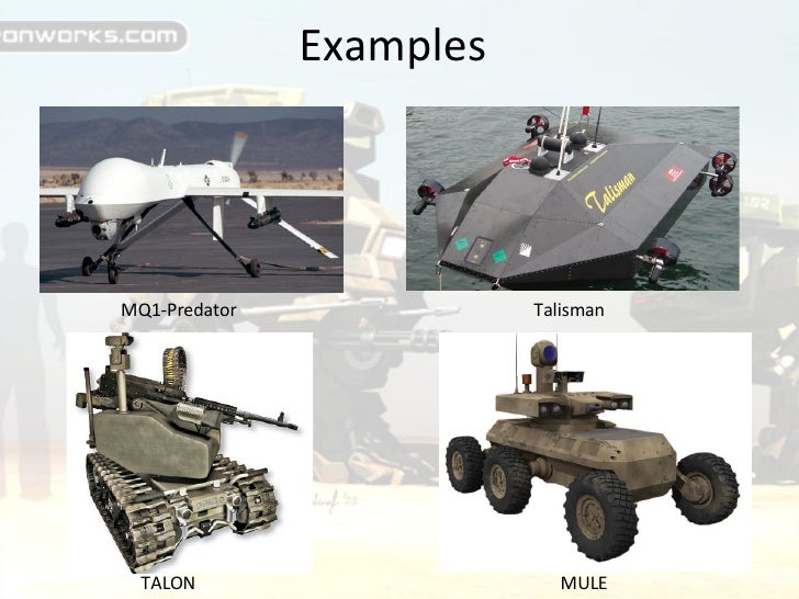 military surveillance robot