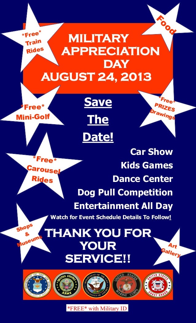 military appreciation flyer save the date military appreciation flyers