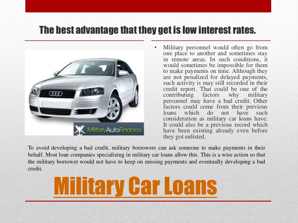 Navy Army Auto Loan