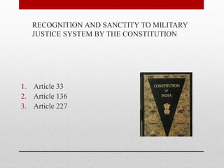 Military Court System Indian Army | PDF