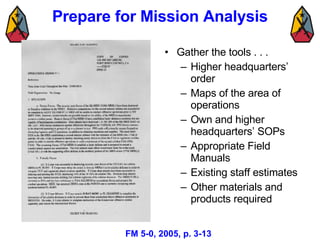 Military Decision Making Process (Mar 08) 1 | PPT