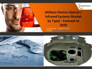 Military Electro-Optical /
Infrared Systems Market
by Type) - Forecast to
2020
TELEPHONE: +1 (855) 711-1555
E-MAIL: sales@researchbeam.com
 