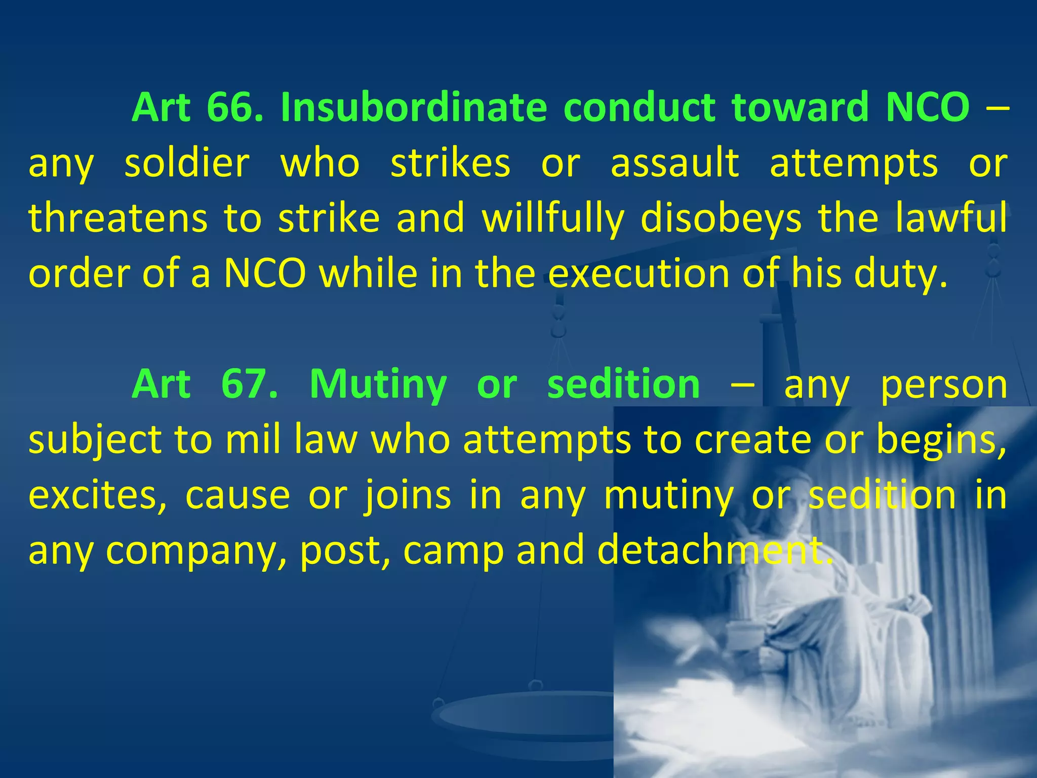 Military Justice SYSTEM | PPT