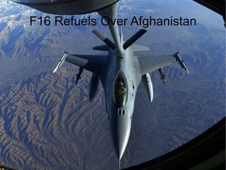 F16 Refuels Over Afghanistan 