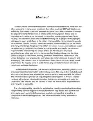 Military Recruitment Statistics United States | PDF