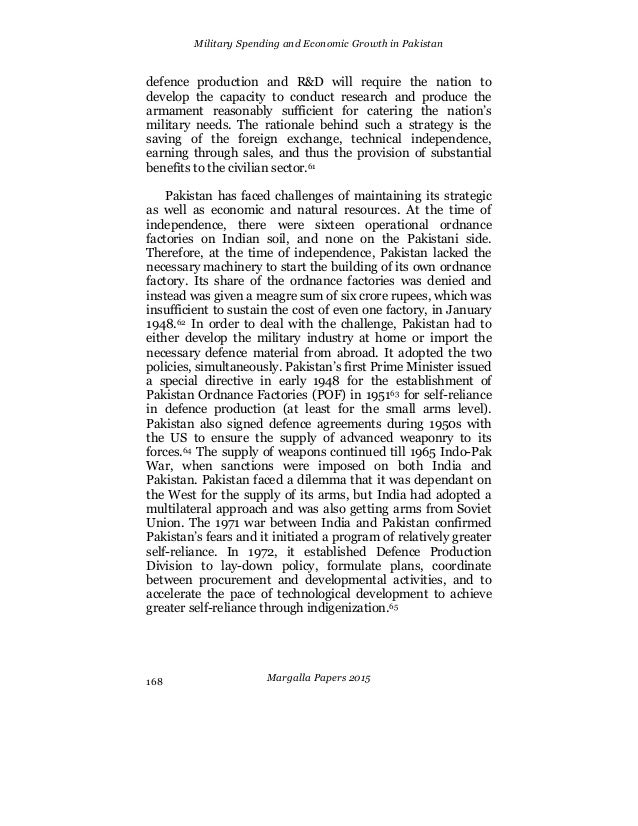 Essay armament expenditure