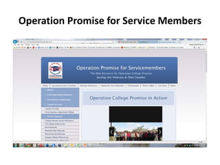 Operation Promise for Service Members
 