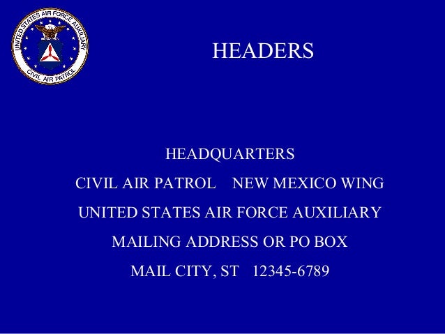 air force academy mailing address