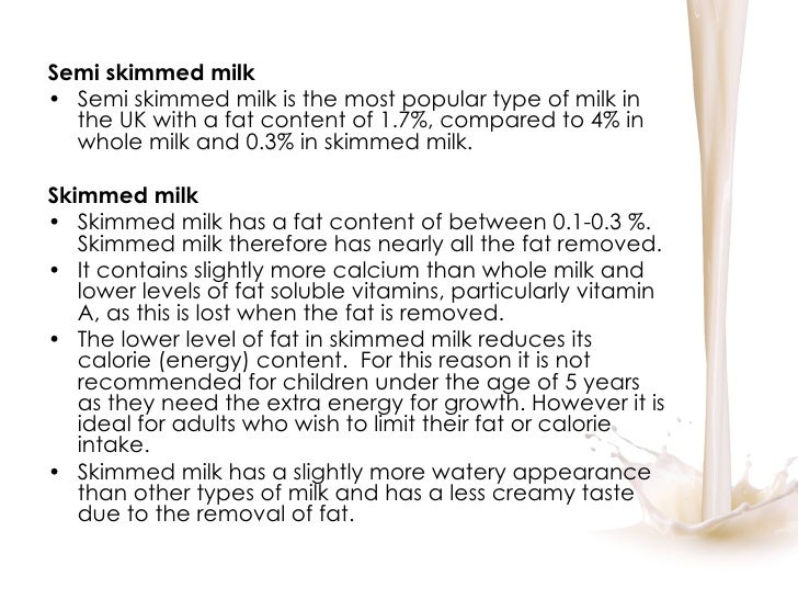 semi skimmed milk meaning semi skimmed milk meaning