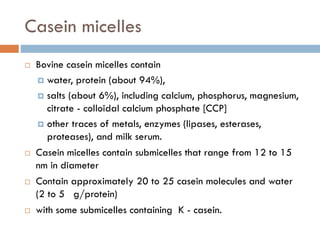 Milk chemistry and composition - Basics for Dairy processing | PDF