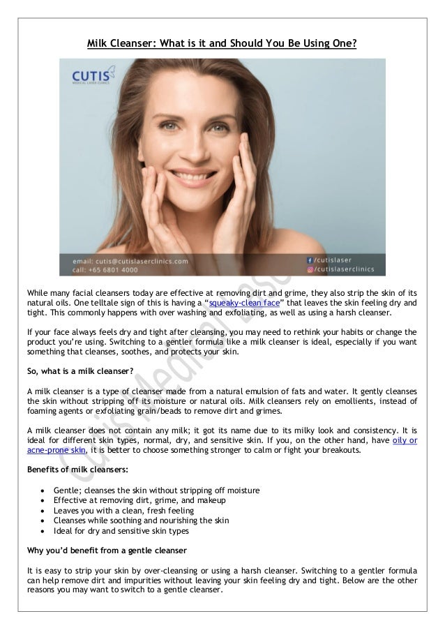 Milk Cleanser What is it and Should You Be Using One?