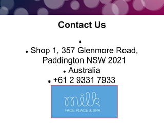 Contact Us

 Shop 1, 357 Glenmore Road,
Paddington NSW 2021
 Australia
 +61 2 9331 7933

 