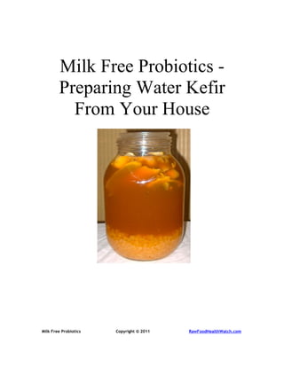 Milk Free Probiotics -
        Preparing Water Kefir
          From Your House




Milk Free Probiotics   Copyright © 2011   RawFoodHealthWatch.com
 