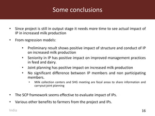 MilkIT innovation platform impact assessment in India and Tanzania