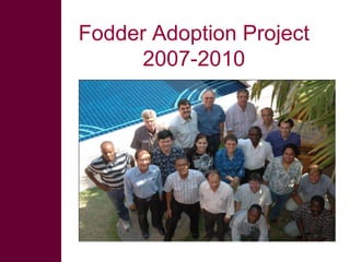 Introducing the MilkIT project: Enhancing dairy-based livelihoods in India and Tanzania through feed innovation and value chain development approaches 