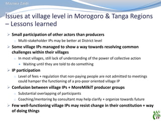 MilkIT Tanzania review and update