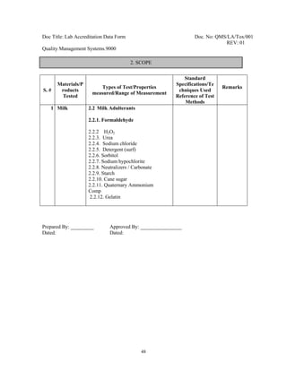 Laboratory Manual Quality Control of Milk: Quality Control of Milk | PDF