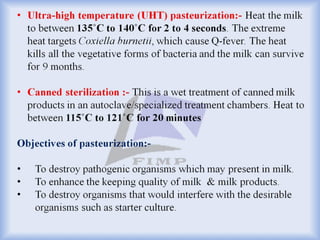 Contamination, Preservation and Spoilage of Milk and Milk Products | PDF
