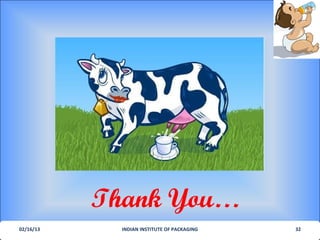 Thank You…
02/16/13     INDIAN INSTITUTE OF PACKAGING   32
 