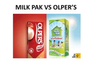 MILK PAK VS OLPER’S
 