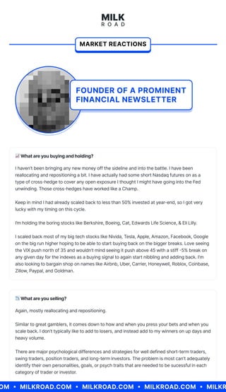 Milk Road Special Report