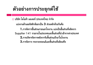 ก               ก
  2# 0 0          (
                  #4&# ) '+ ก
          " ' ก ก , 3 !"ก ก
   1.ก ' ก      1 ก0               ,      #$%." ' ก
Supplier 141 1       #4 "         #$% + ' ก         #4
   2.ก ! ' ก !" ' ก                    0
   3.ก ' ก ก '         "      #$." 6'
                                %
 