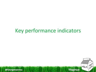 Key performance indicators
                          
 