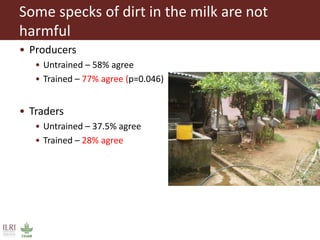 Health risk in informal milk value chain: Needs of a people-centric collective and integrated approach to address it