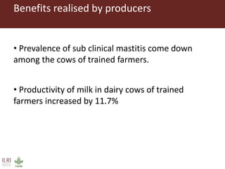 Health risk in informal milk value chain: Needs of a people-centric collective and integrated approach to address it