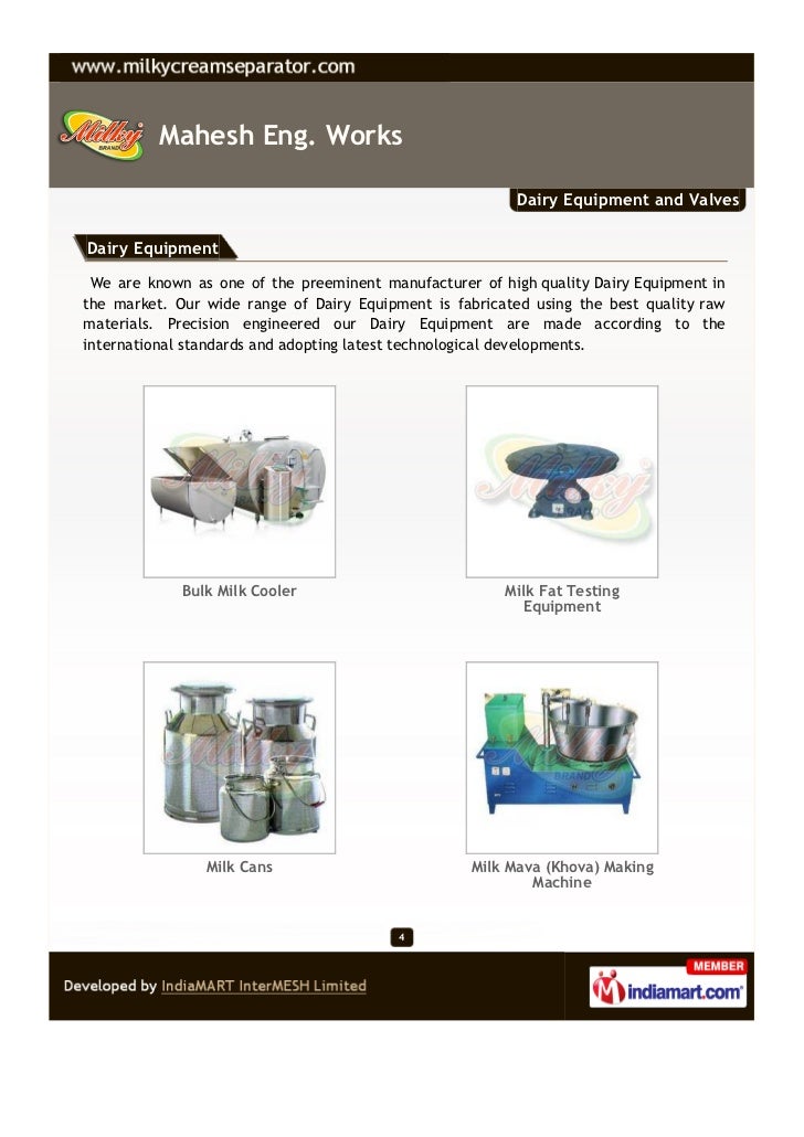 Mahesh Eng. Works Dairy Equipment, Gujarat