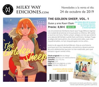 MILKY WAY
EDICIONES.COM
Información de interés para librerías, medios,
tiendas especializadas y grandes superficies.
Noved...