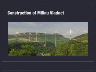 Construction of Millau Viaduct
 