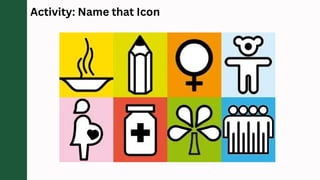 Activity: Name that Icon
 