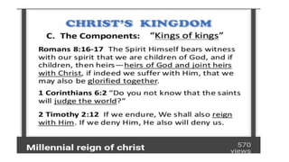 Millenial Reign of Christ.pptx